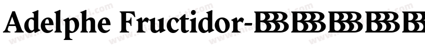 Adelphe Fructidor字体转换